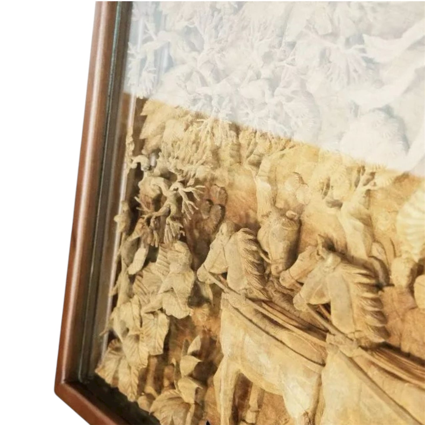 Relief Ukir Motif Kresna Kayu Jati