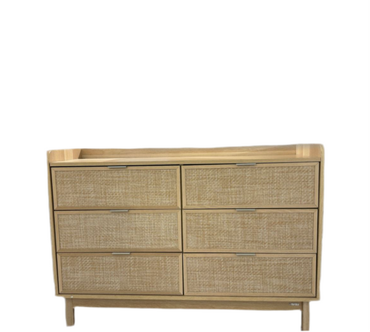 Lemari Laci Rotan 6 Susun “Serenity” – Sentuhan Natural & Modern