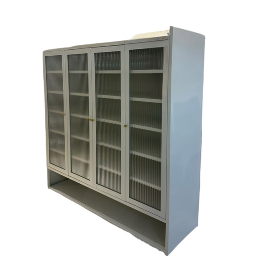 Lemari Kabinet Kaca “Linéa Glass” – Minimalis Elegan & Multifungsi