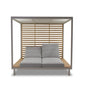 Double Sun Lounger With Canopy